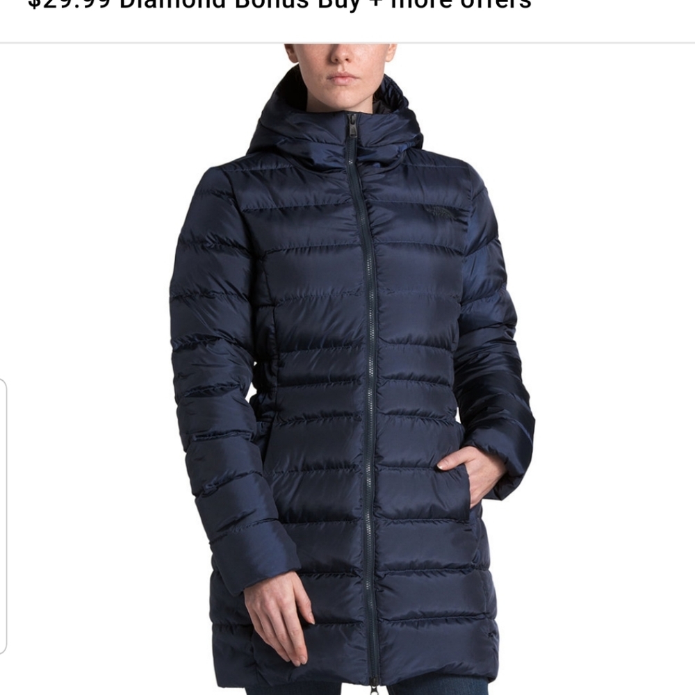 Women's Long North Face Jacket